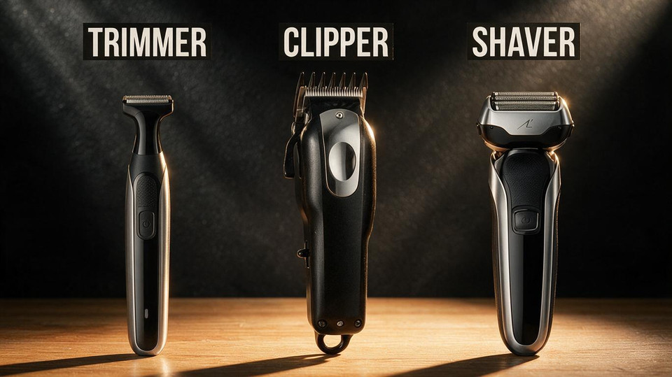 راهنمای جامع انتخاب ماشین اصلاح؛ تفاوت Clipper، Trimmer و Shaver چیست؟
