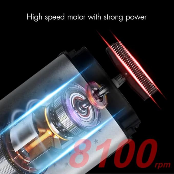 شیور اصلاح حرفهای WMARK NG-998 با موتور 8100RPM - نقرهای