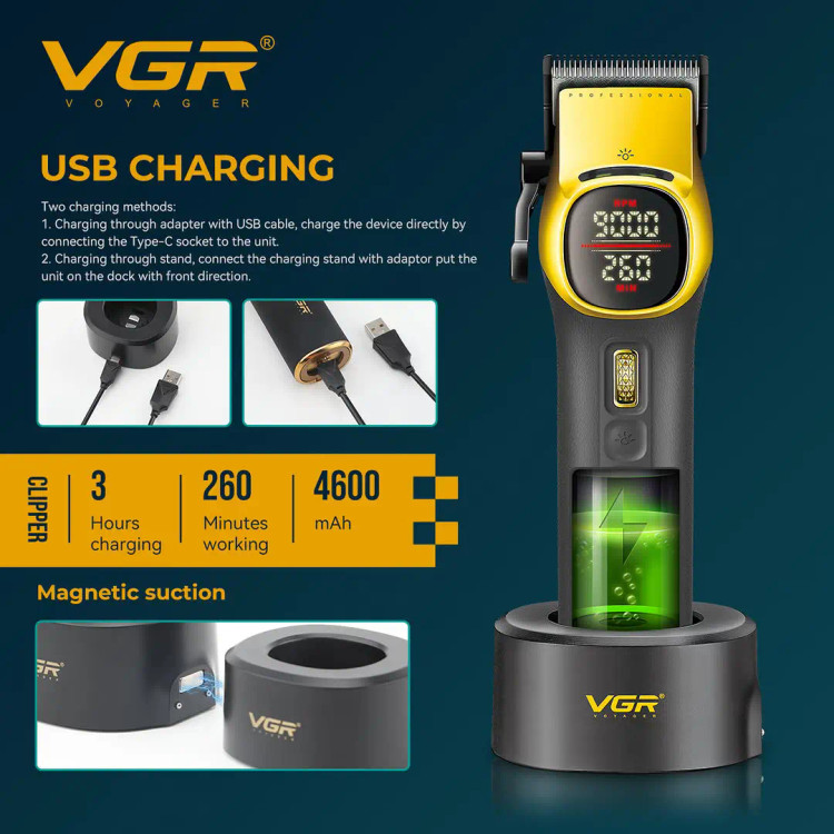 ماشین اصلاح وی جی آر مدل VGR-V885C اصل با گارانتی