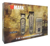 ست ماشین اصلاح خط زن و شیور صورت شارژی دبلیو مارک مدل WMARK NG-1604KIT با گارانتی