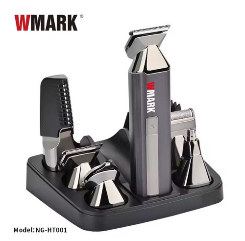 ست ماشین اصلاح ۶ کاره صورت و بدن دبلیو مارک مدل WMARK NG-HT001