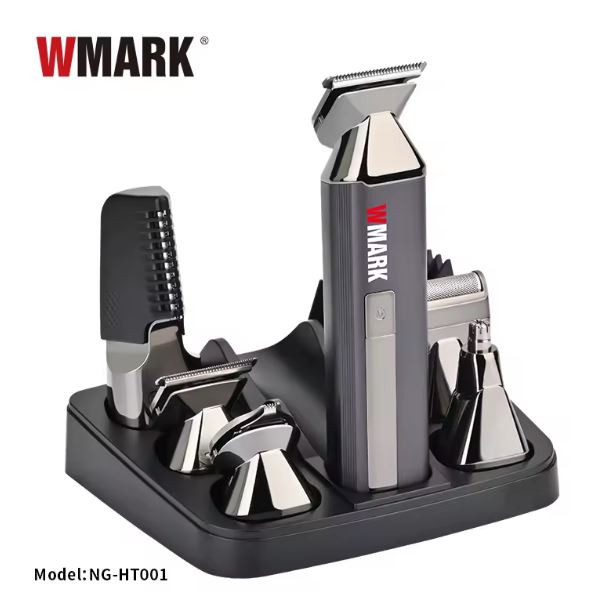 ست ماشین اصلاح ۶ کاره صورت و بدن دبلیو مارک مدل WMARK NG-HT001