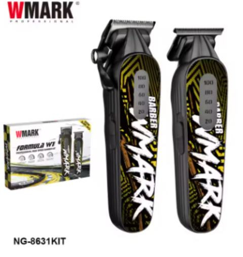 ست ماشین اصلاح حرفه ای حجم زن و خط زن دبلیو مارک مدل WMARK NG-8631KIT با گارانتی