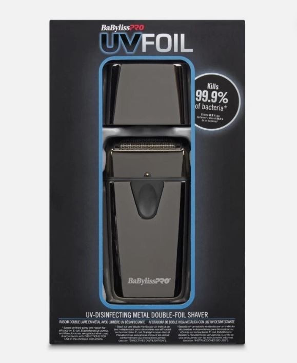 ماشین اصلاح ریش تراش بابلیس پرو مدل BaBylissPRO UVFOIL Double Foil Shaver | FXLFS2 با گارانتی ماشین اصلاح ریش تراش بابلیس پرو مدل BaBylissPRO UVFOIL Double Foil Shaver | FXLFS2 با گارانتی