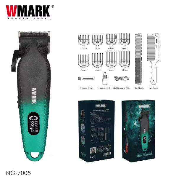 ماشین اصلاح حرفه ای حجم زن دبلیو مارک مدل WMARK NG-7005 با گارانتی