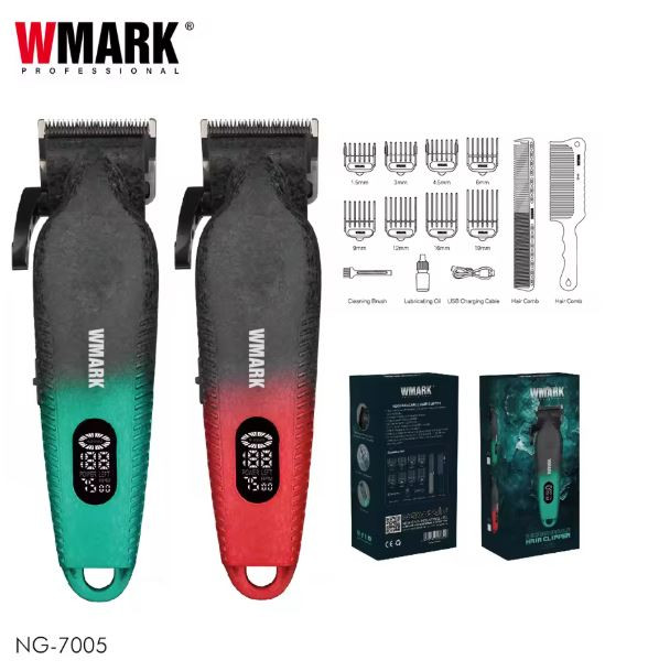 ماشین اصلاح حرفه ای حجم زن دبلیو مارک مدل WMARK NG-7005 با گارانتی