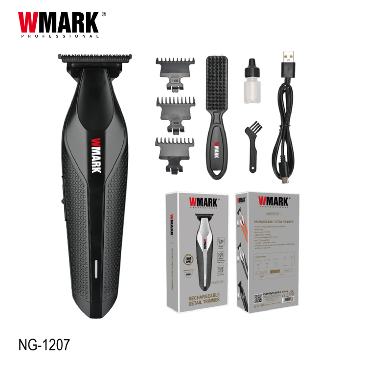ماشین اصلاح حرفه ای خط زن دبلیو مارک مدل WMARK NG-1207 با گارانتی