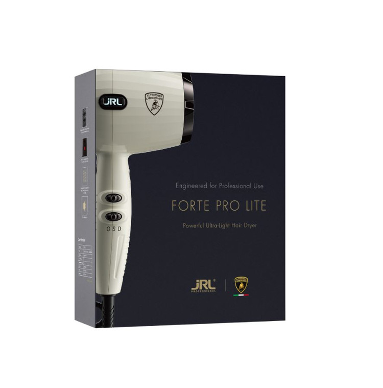 سشوار حرفه ای فورته پرو لامبورگینی 2020 JRL x LAMBO Phon Forte Pro Lite White با گارانتی
