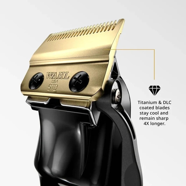 ماشین اصلاح حرفه ای حجم زن وال مدل مجیک کردلس بلک 2025 ( شارژی ) جعبه مشکی Wahl Magic Clip Black Edition Wahl 5 Star Magic Clip Black Edition